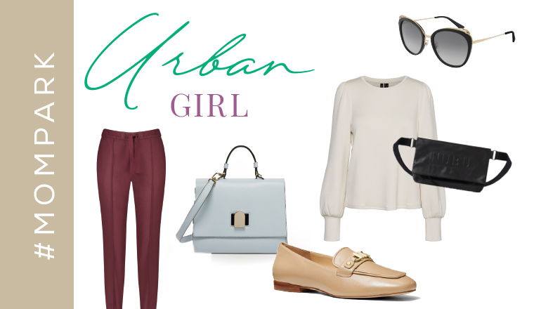 Urban girl and autumn streetwear