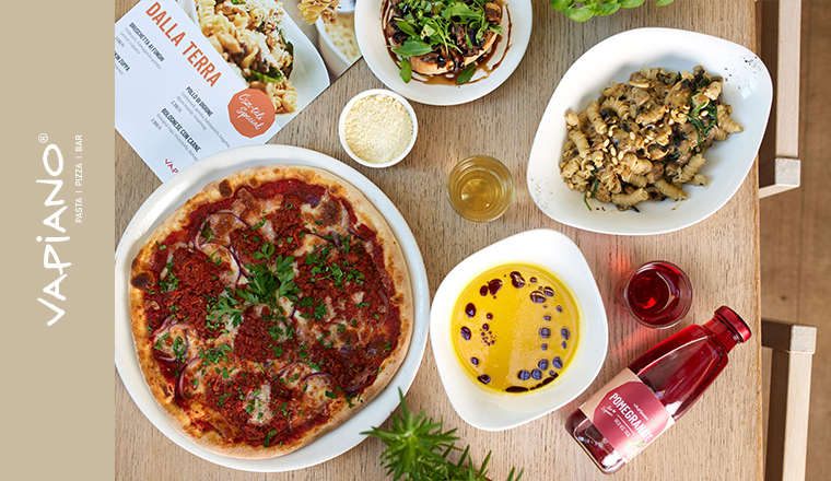 Italian style dishes at MOM Park