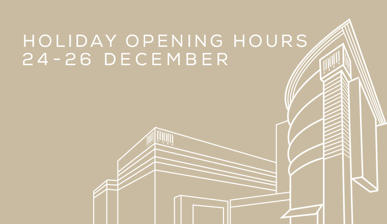 Holiday opening hours