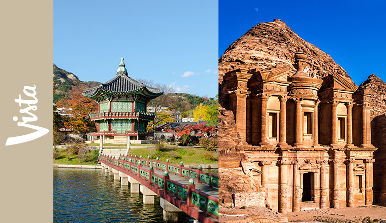 Magical destinations: head to Jordan and South Korea!