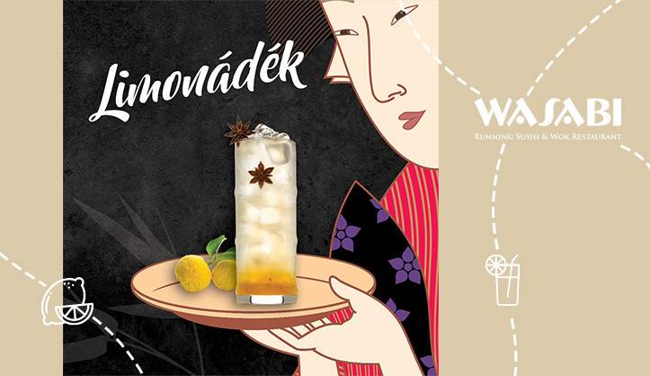 Refreshing lemonades at Wasabi!