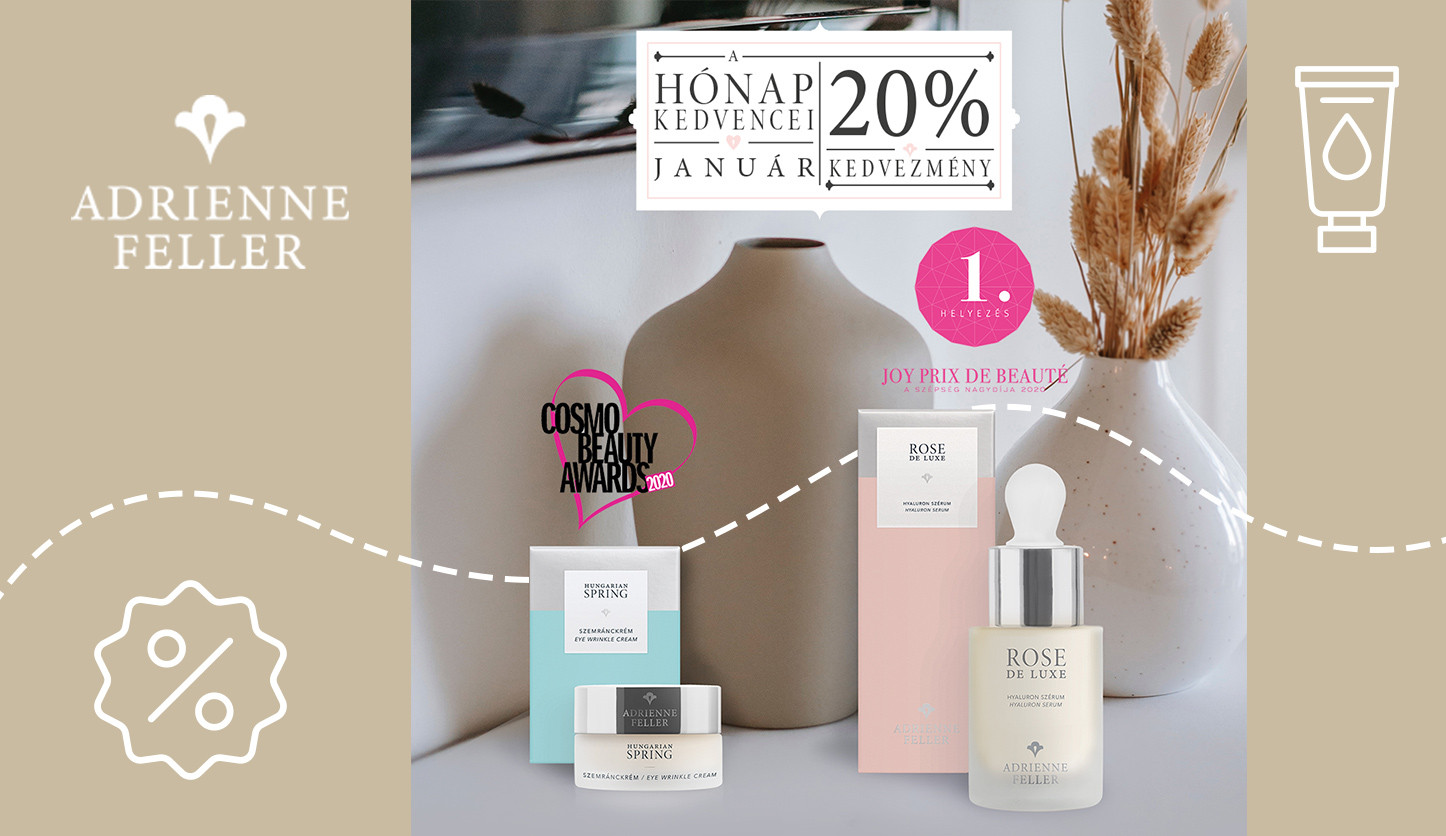 Get 20% off on award-winning ADRIENNE FELLER products of 2020!