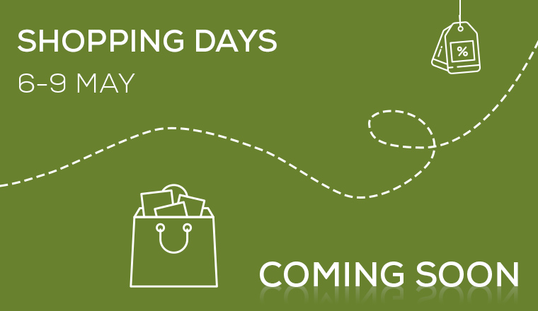 GET READY FOR THE UPCOMING SHOPPING DAYS!