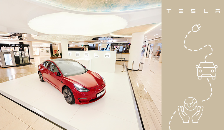 Tesla pop-up at MOM Park!