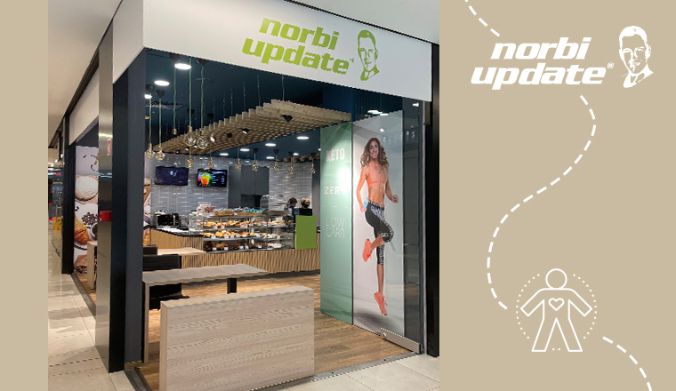 Norbi Update shop & bistro in MOM Park